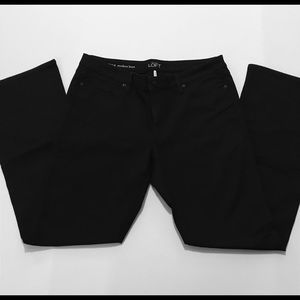 LOFT modern boot, black jean, size 32/14